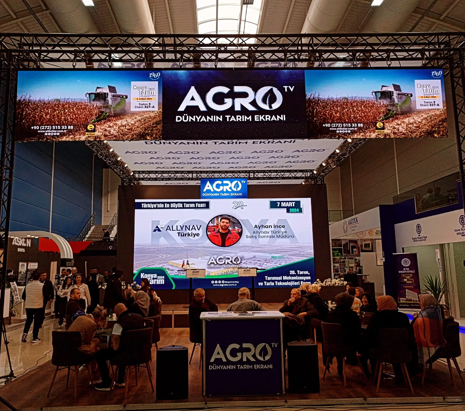 Indoor LED ekran kapalı alan kurulum örneği